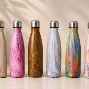 Marble Printed Bottles - 500 ml