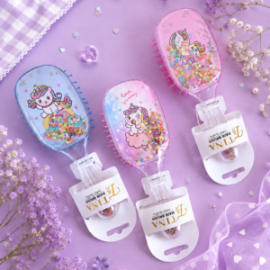Kids Glitter Hair Brush - Unicorn Comb for Kids