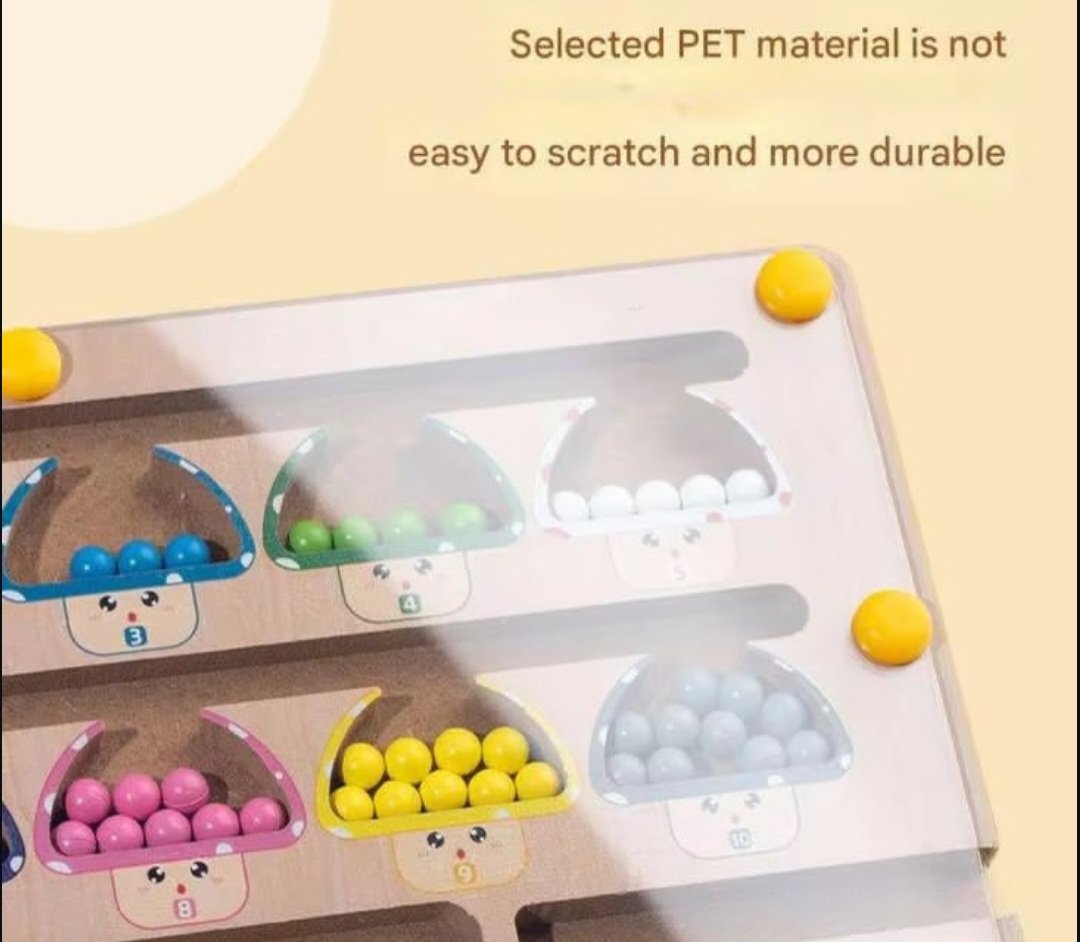 Wooden Magnetic Maze - Color Sorting and Counting - Image 7