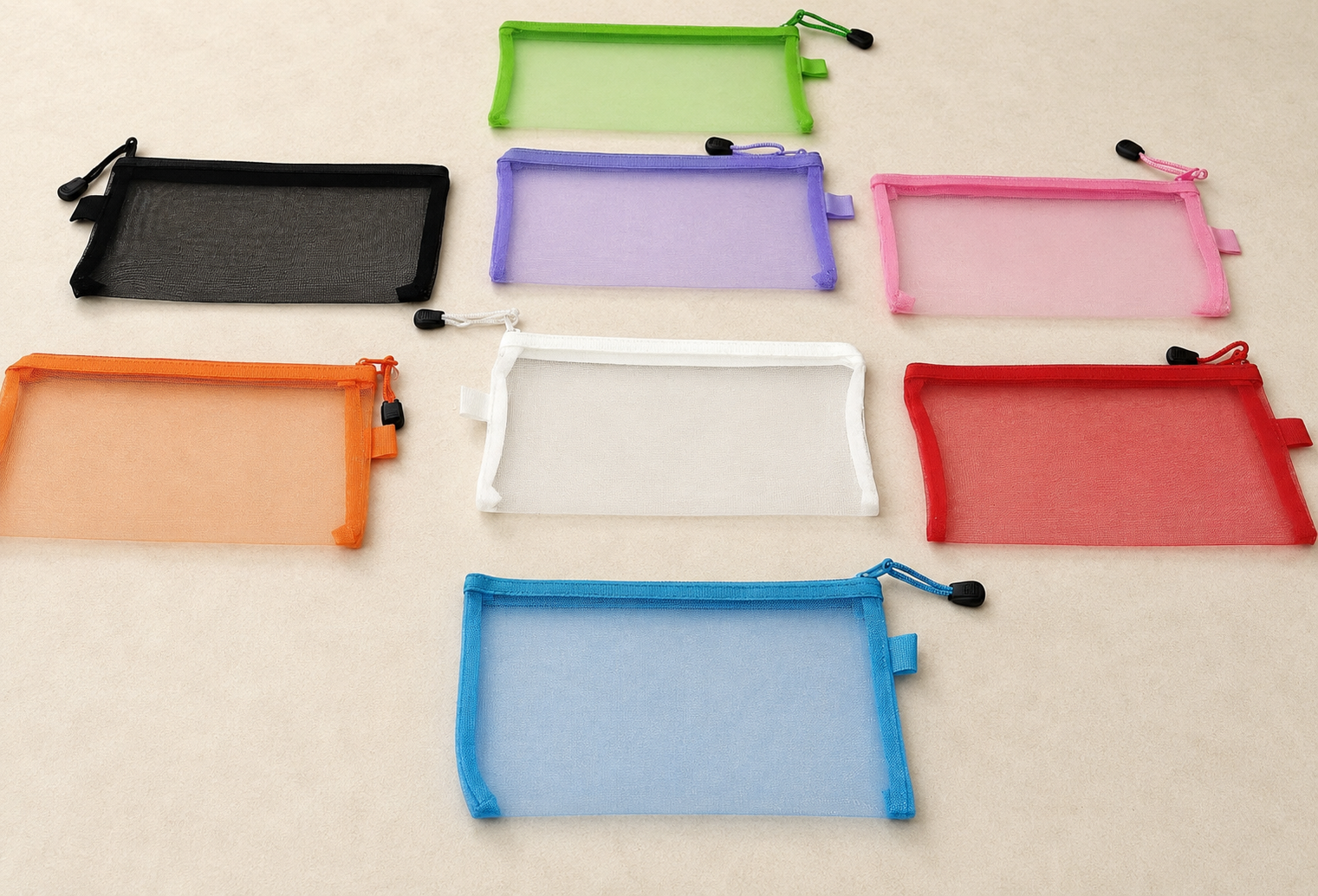 Transparent Color Zipper Pouch - Image 2