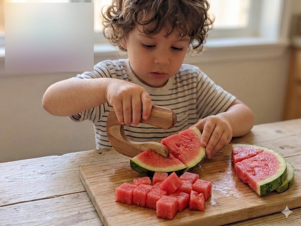 Wooden Cutting/Chopping Board for Kids
