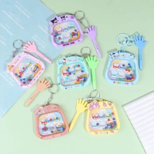 Mini Color Sorting Magnetic Game with Keychain
