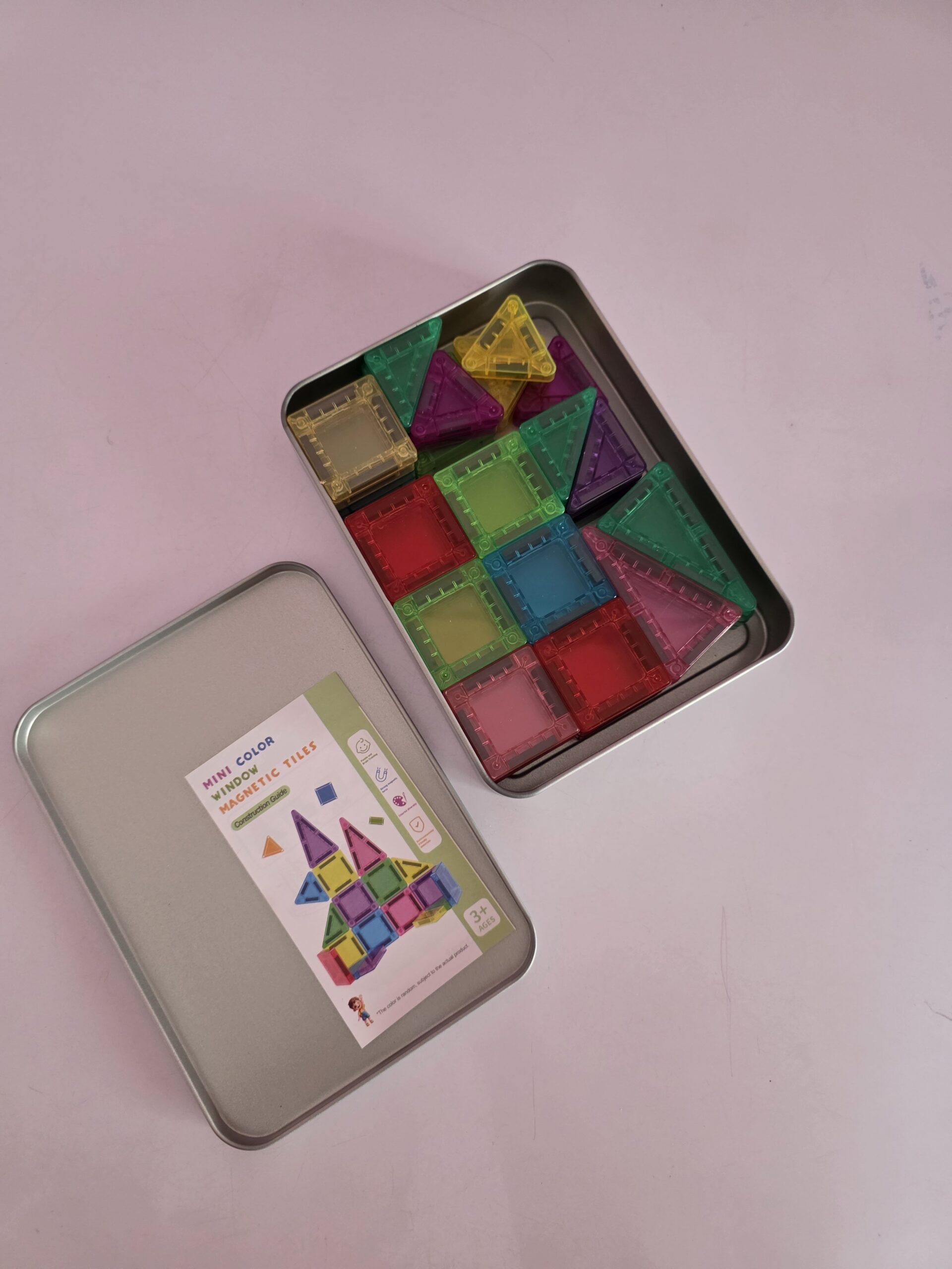Magnetic Tiles in Box - 56 Pieces - Image 4