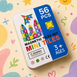 Magnetic Tiles in Box - 56 Pieces