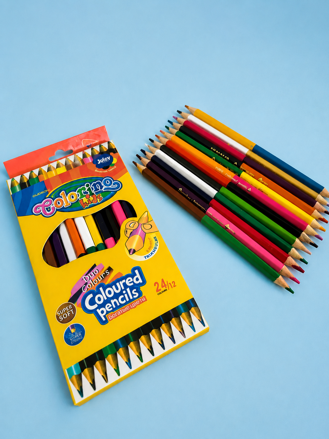 Double Sided Color Pencil (12 pencil in a pack)