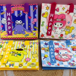 Happy Felt Tote Bag