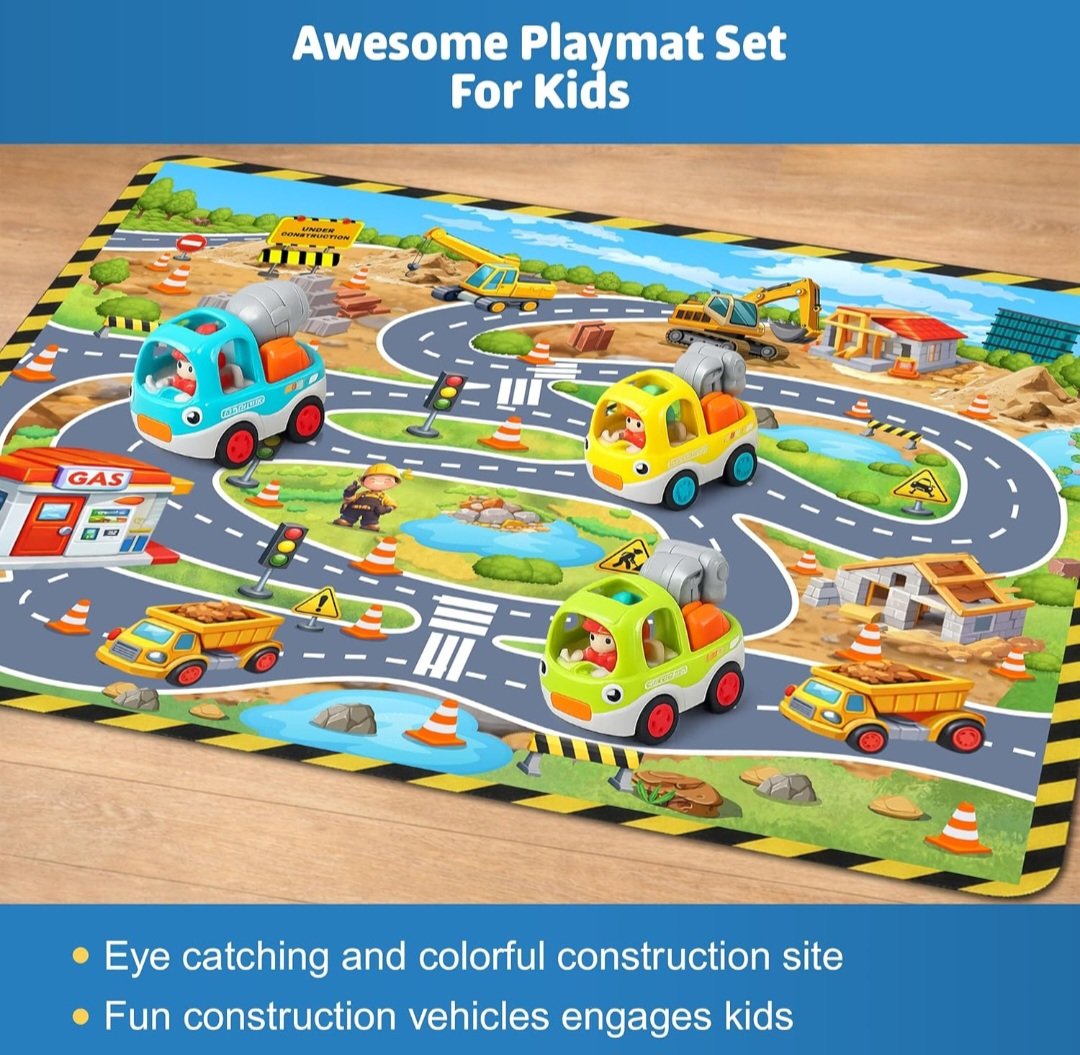 Construction Road Play Mat - Image 3