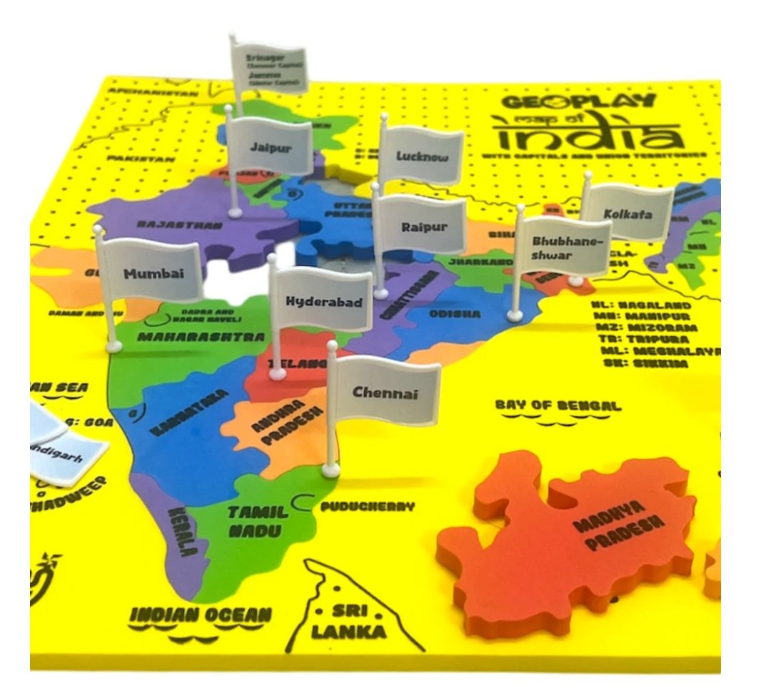 Geoplay - Map of India - Image 4