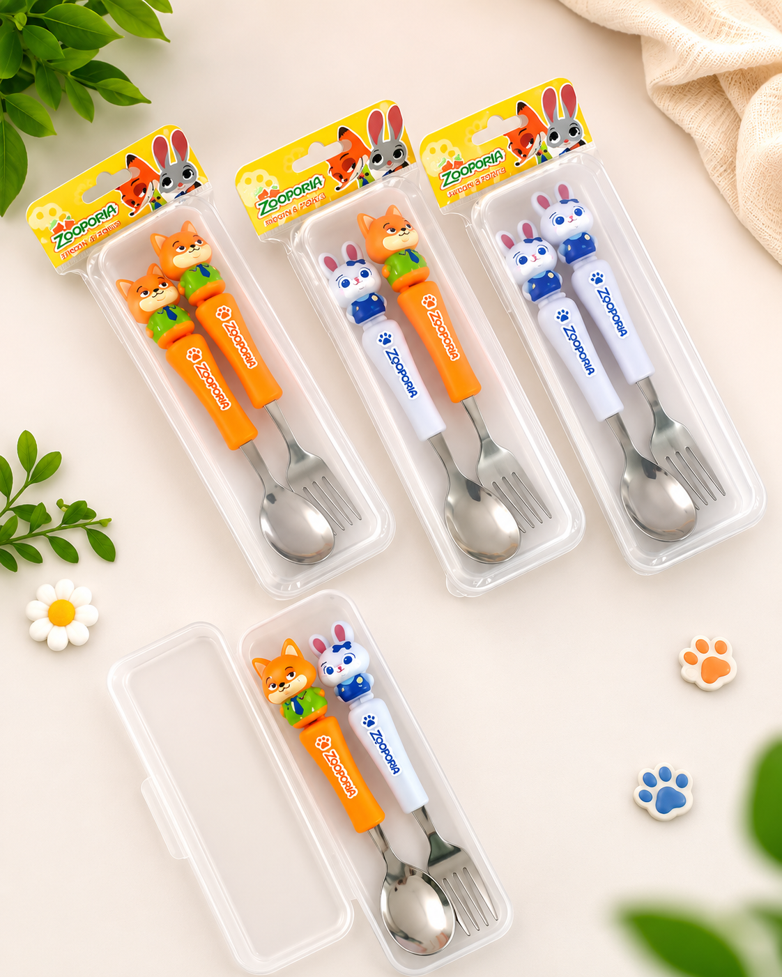 Zootopia Spoon And Fork in A Box