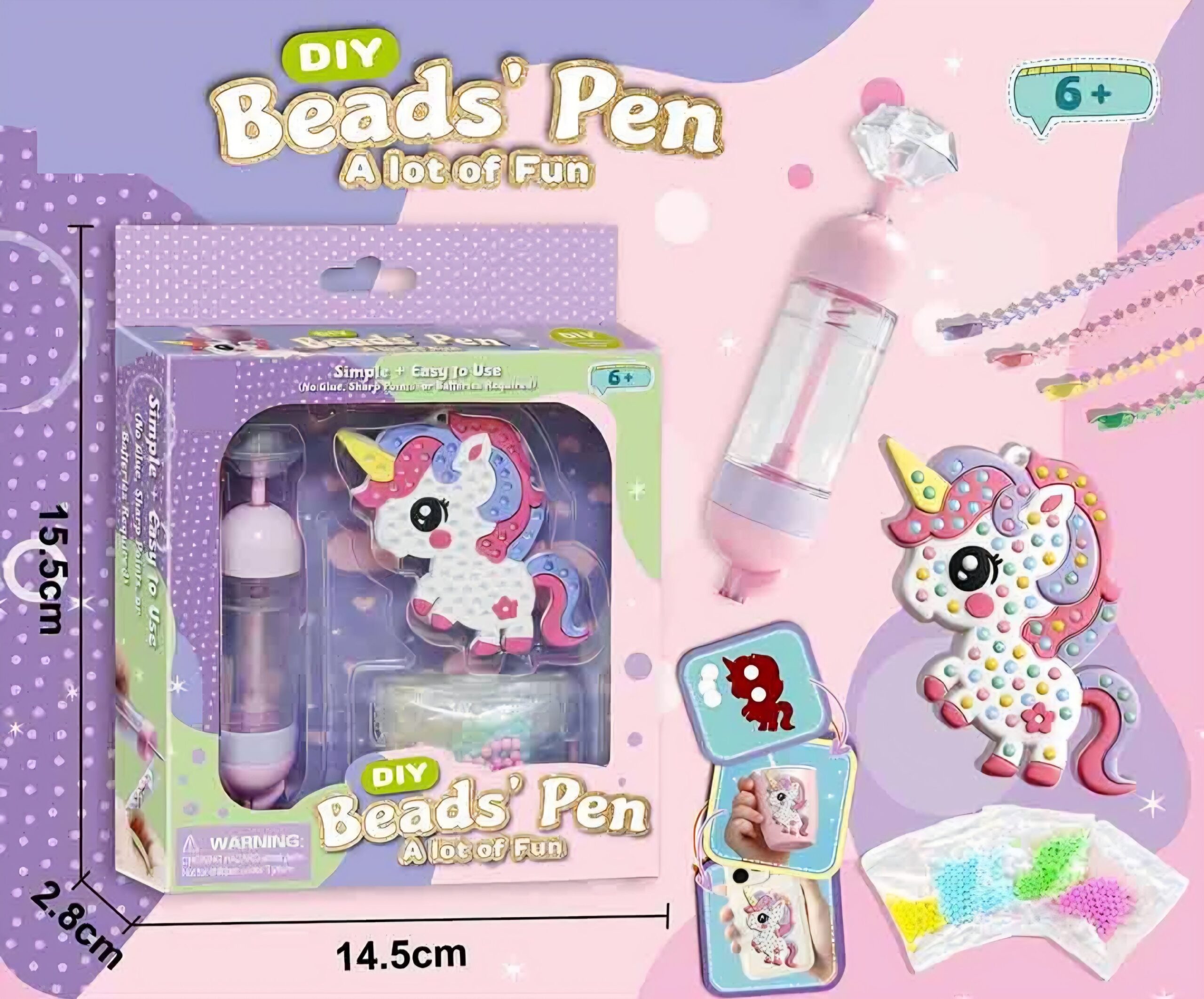 DIY Bead Pen Craft For Kids - Image 4