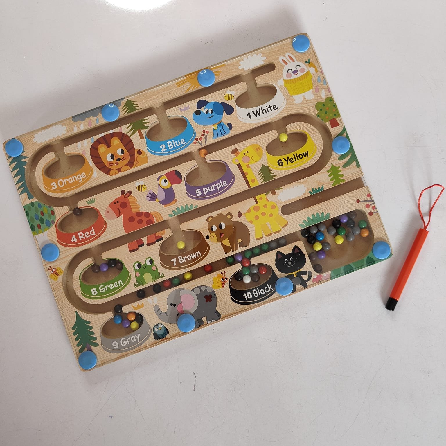 Animal Magnetic Counting and Color Sorting maze - Image 6
