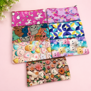 Cute Printed Multi-Purpose Zipper Pouch
