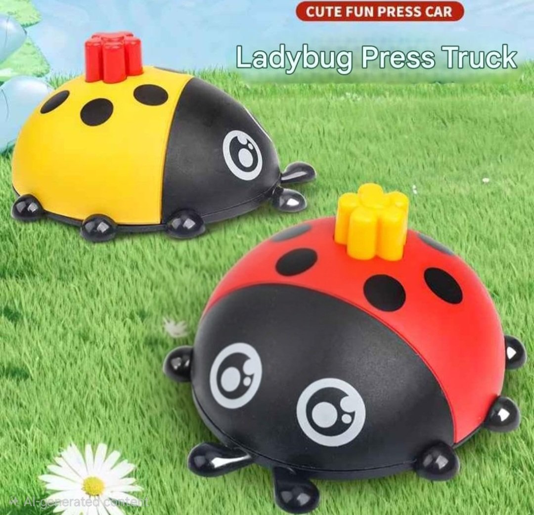 Ladybug Press Car - Image 3