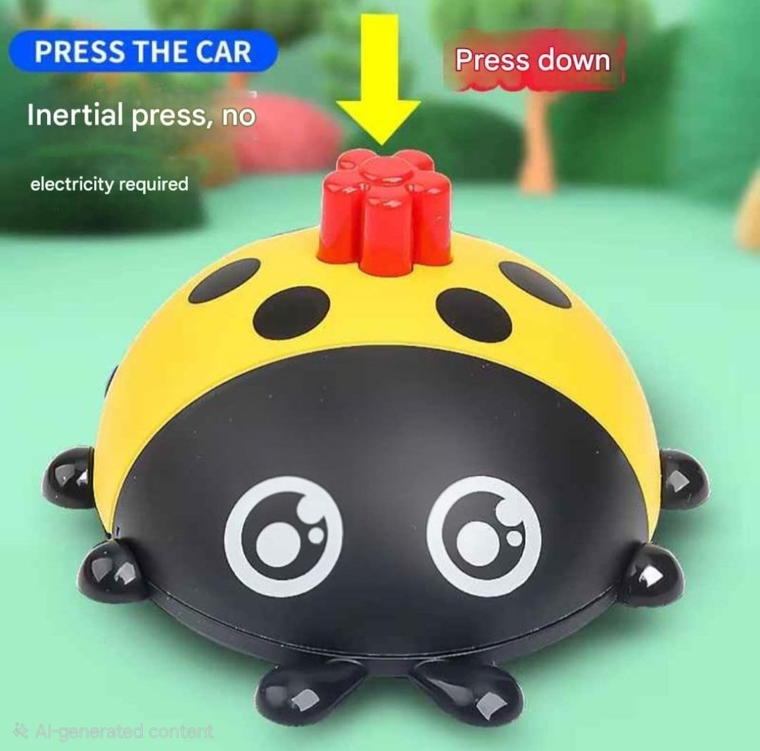 Ladybug Press Car - Image 2