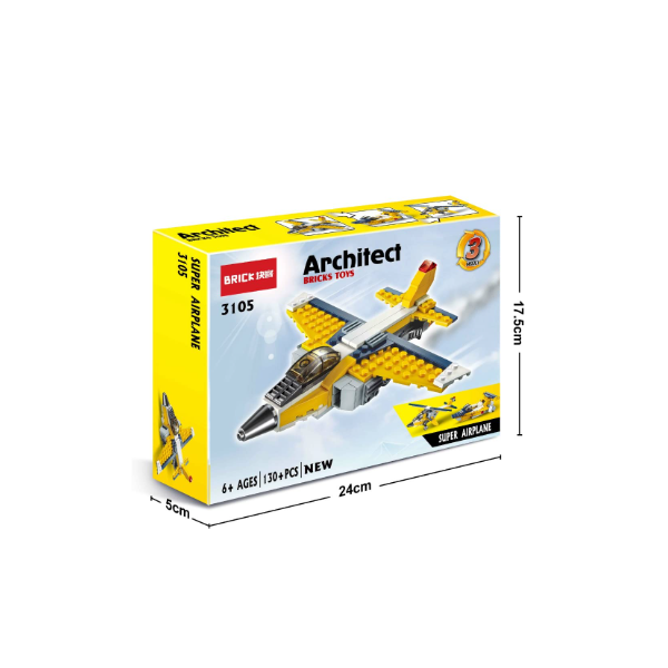 3 in 1 Architect Bricks Toy - Image 2