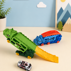 2 in 1 Dino Car Launcher Mini
