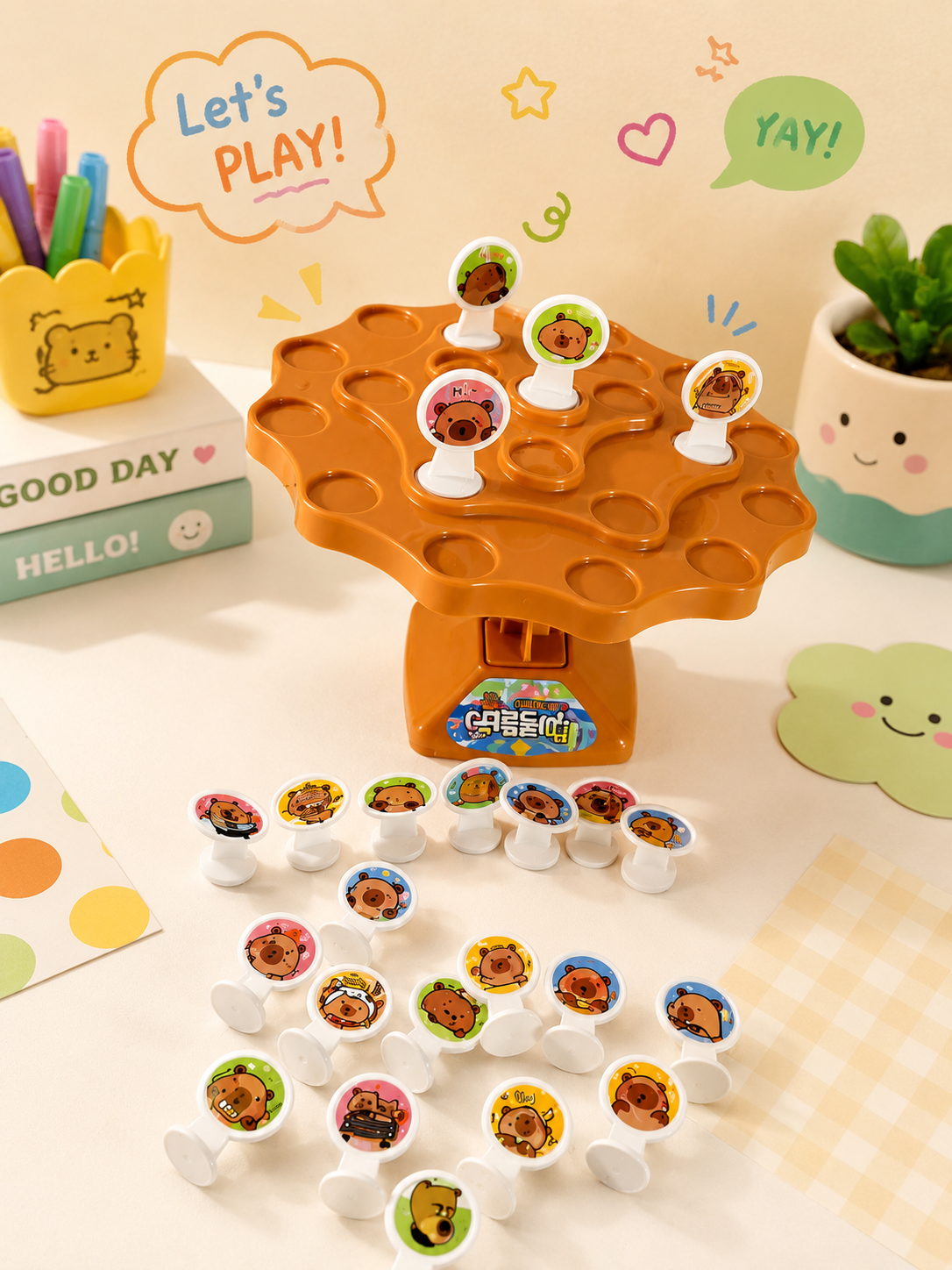 Mini Capybara Balance Tree