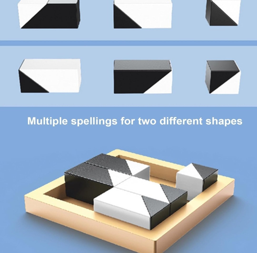 Black and White Hidden Geometric Puzzle - Image 8