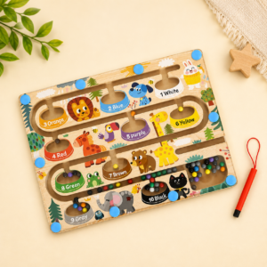 Animal Magnetic Counting and Color Sorting maze