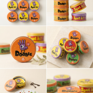 Dobble / Spot It! Card Game in Storage Tin