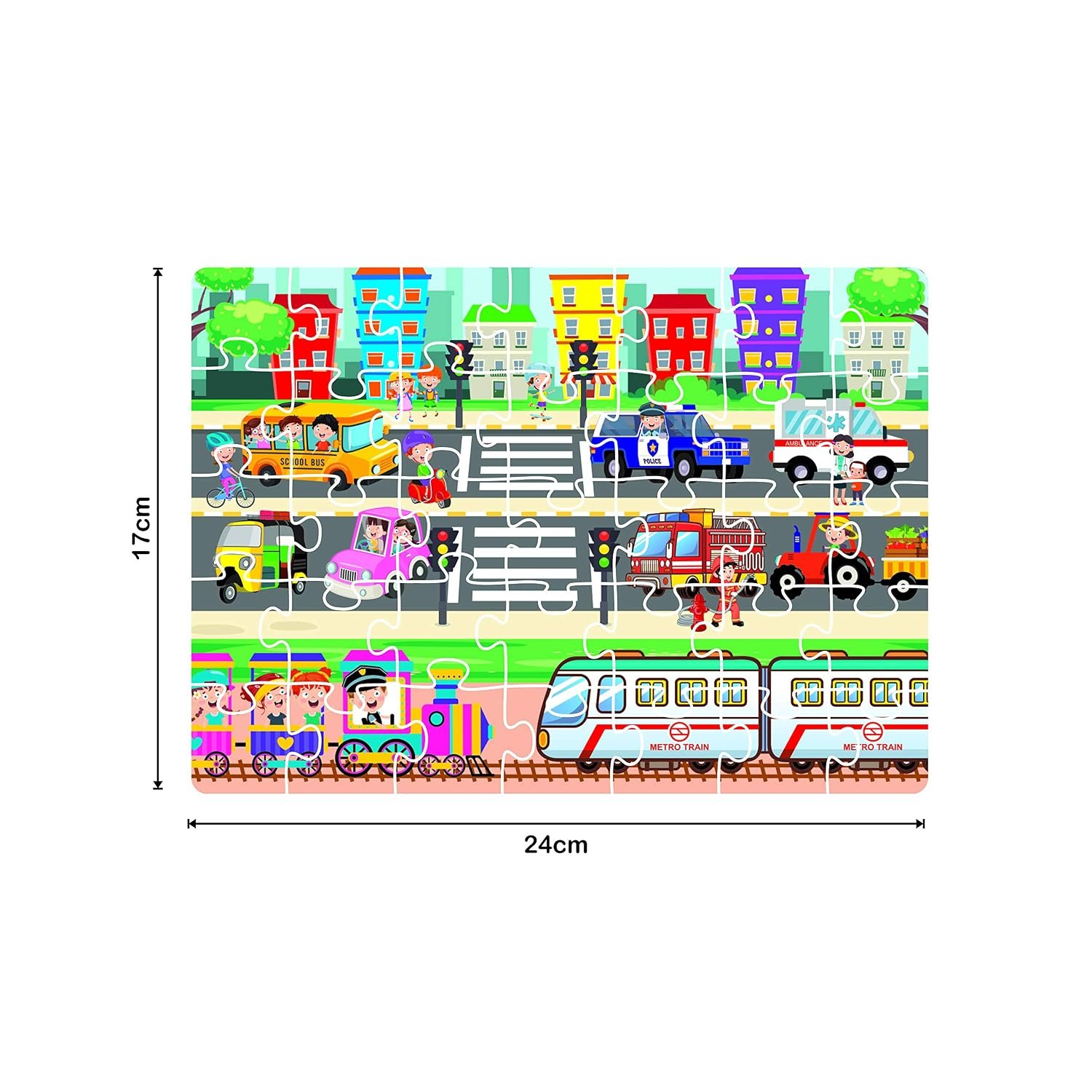 4-in-1 Educational Jigsaw Puzzle Set - Image 7