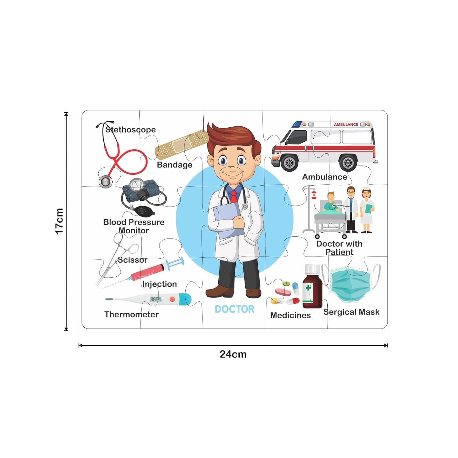 4-in-1 Educational Jigsaw Puzzle Set - Image 3