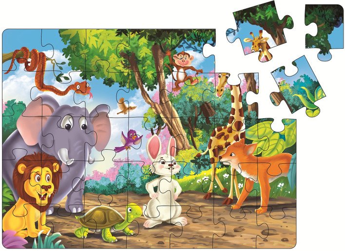 Hare & Tortoise Story Puzzle – Pack of 3 Puzzles - Image 4
