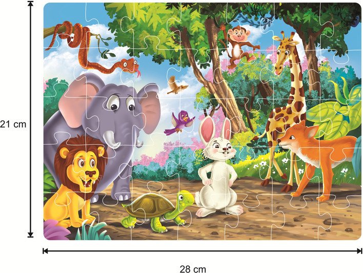 Hare & Tortoise Story Puzzle – Pack of 3 Puzzles - Image 2