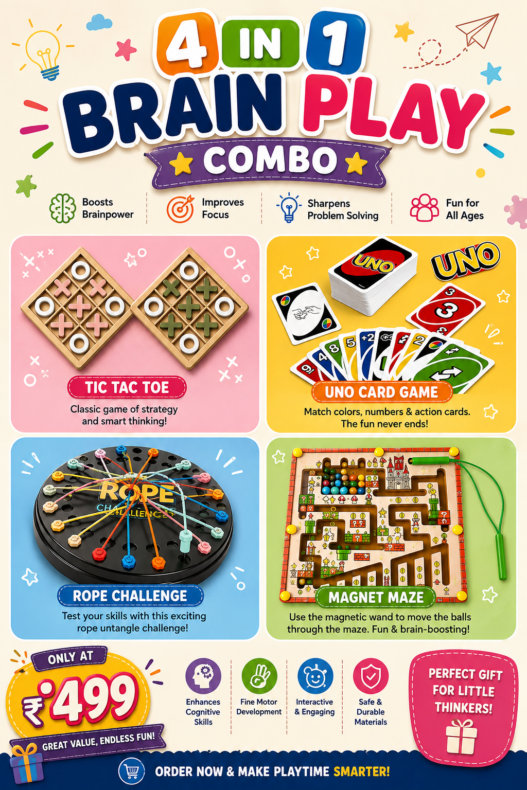 4 in 1 Brain Play Combo