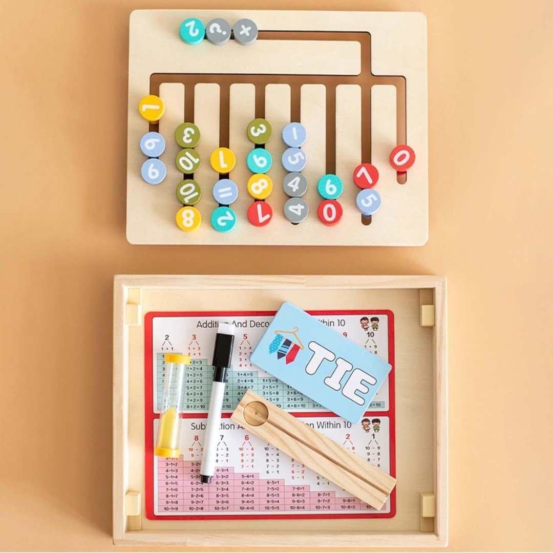 2 in 1 Spelling and Math Maze Game - Image 2