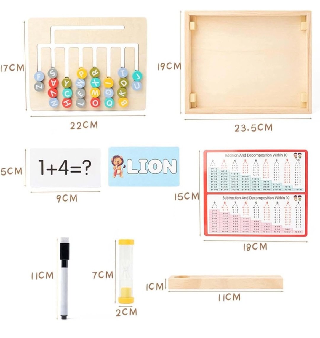 2 in 1 Spelling and Math Maze Game - Image 3