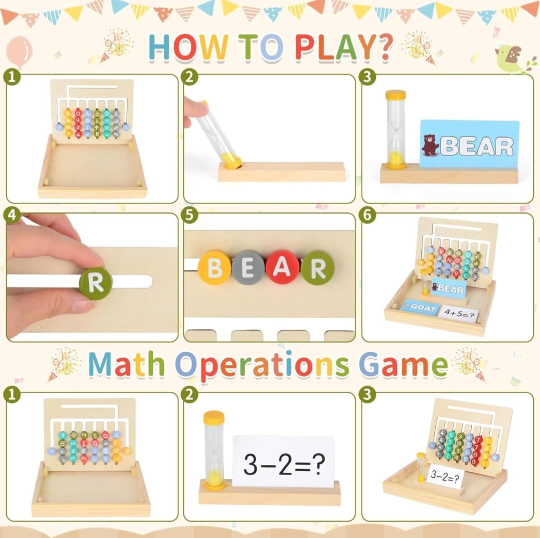 2 in 1 Spelling and Math Maze Game - Image 7