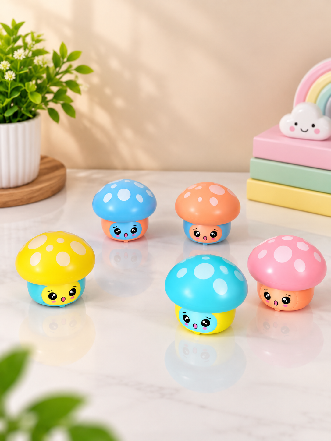 Press and Go Mushroom