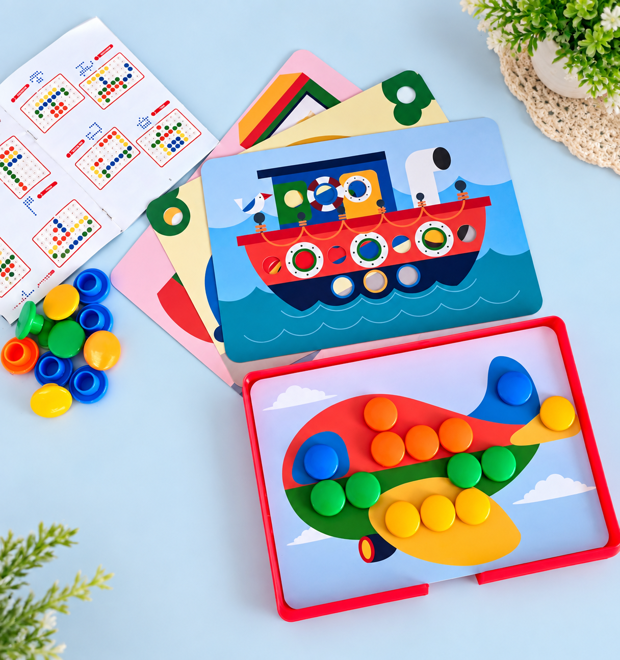 Button Art Creative Activity Game