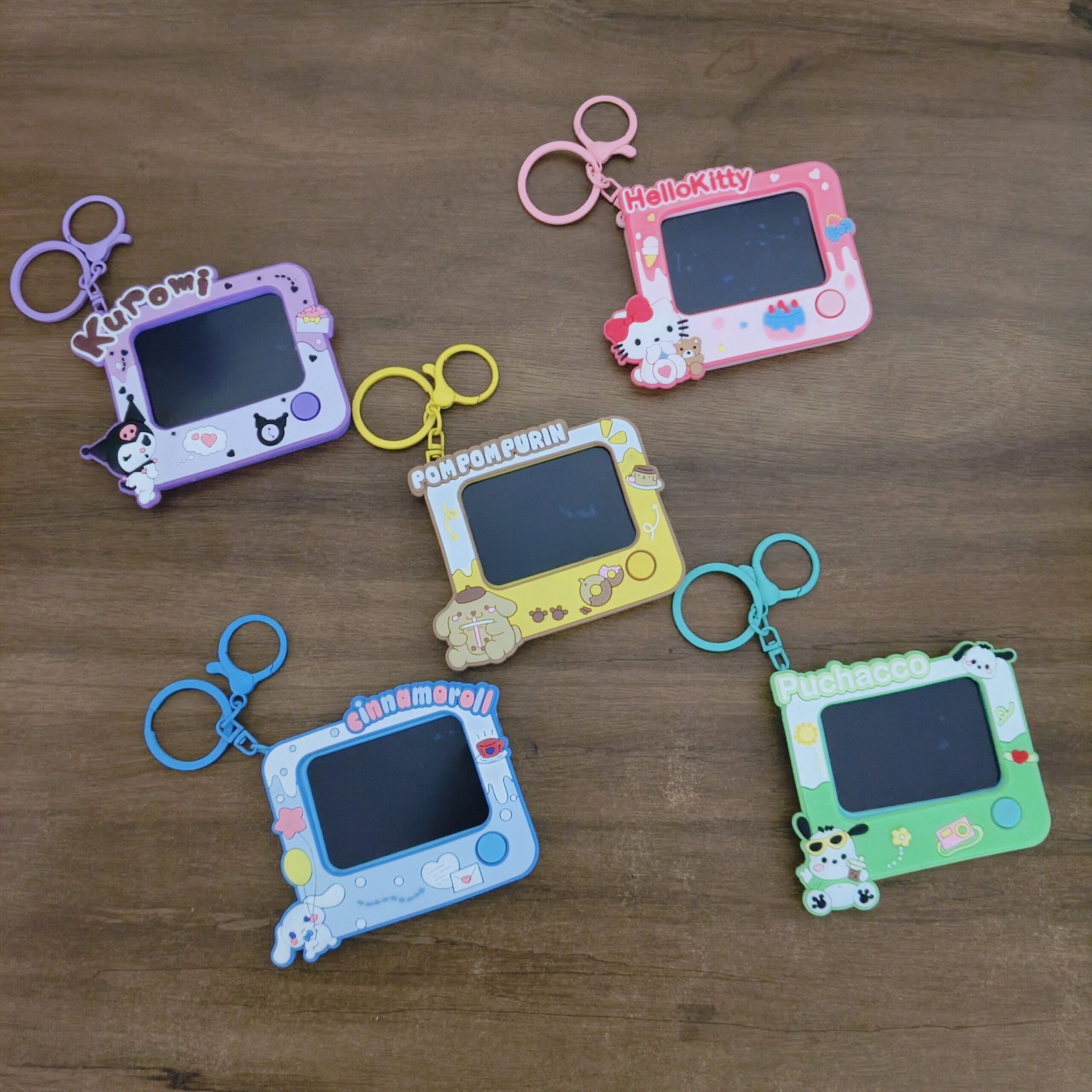 Cute Cartoon LCD Writing Tablet Keychain - Image 3