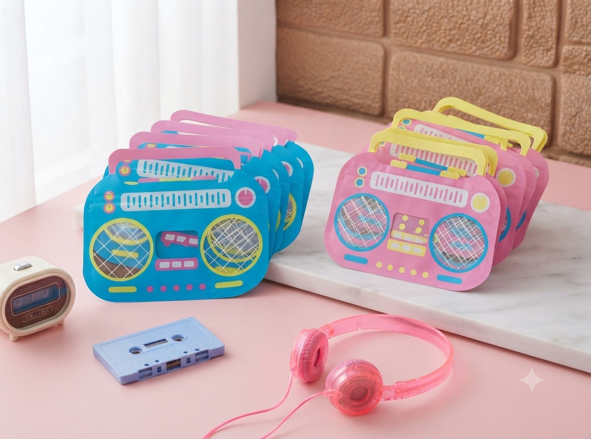 Retro Ziplock Pouch