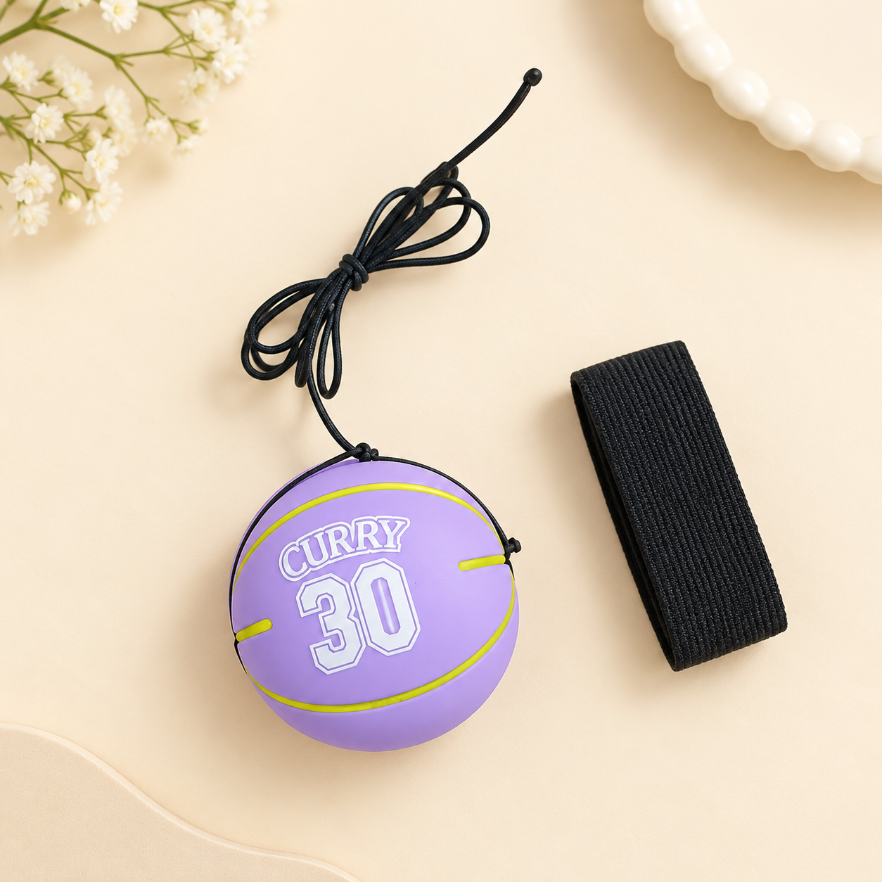 Basketball Reflex Training Ball with Wrist Band - Image 6