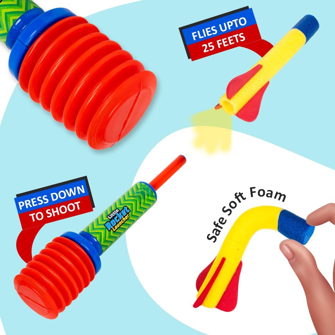 Little Rocket Launcher – Soft Foam Rocket Shooting Set - Image 2