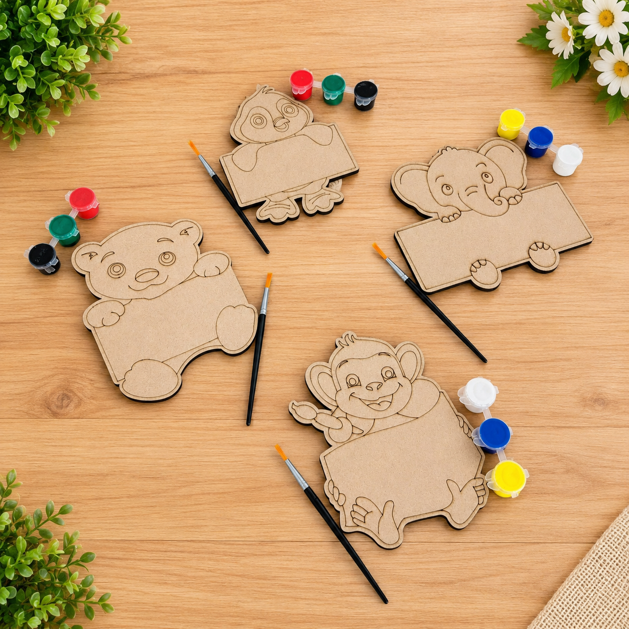 DIY Animal Name Plate Kit