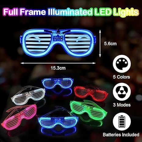 LED Light-Up Party Glasses - Image 3