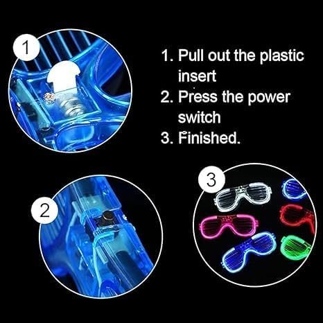 LED Light-Up Party Glasses - Image 4