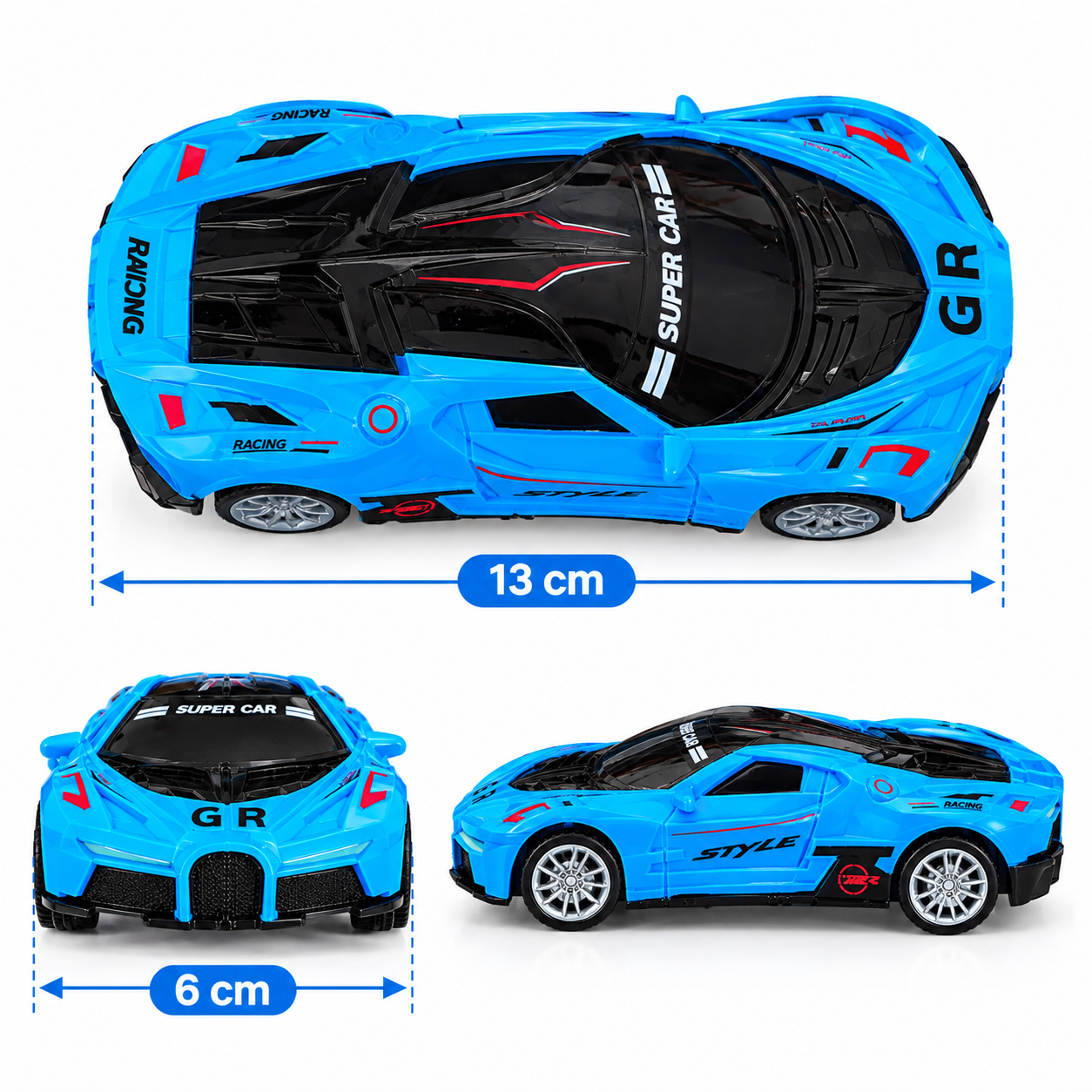 Drift Pull-Back Sports Car - Image 3