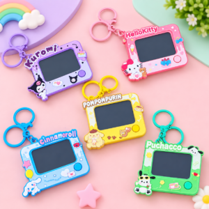 Cute Cartoon LCD Writing Tablet Keychain