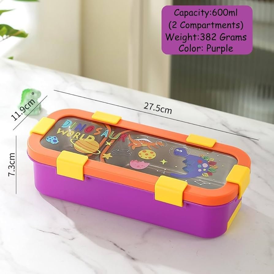 Animated 2 Grid Lunch Box - Image 3