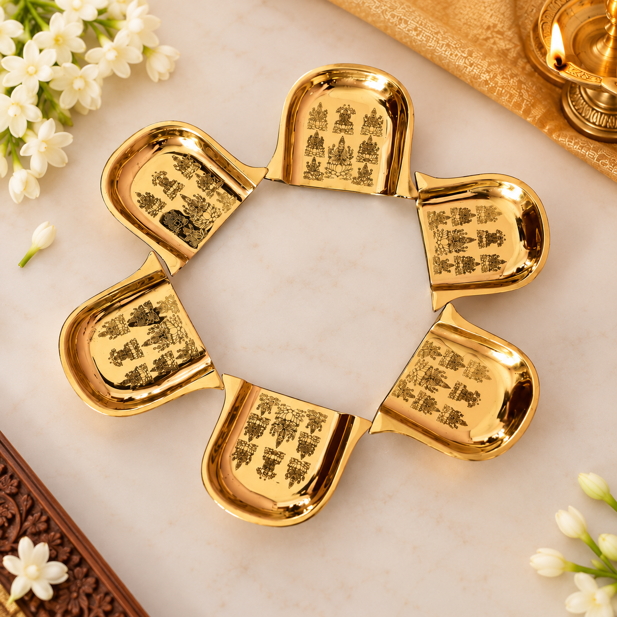 Brass Astalakshmi Muram - 1 pc