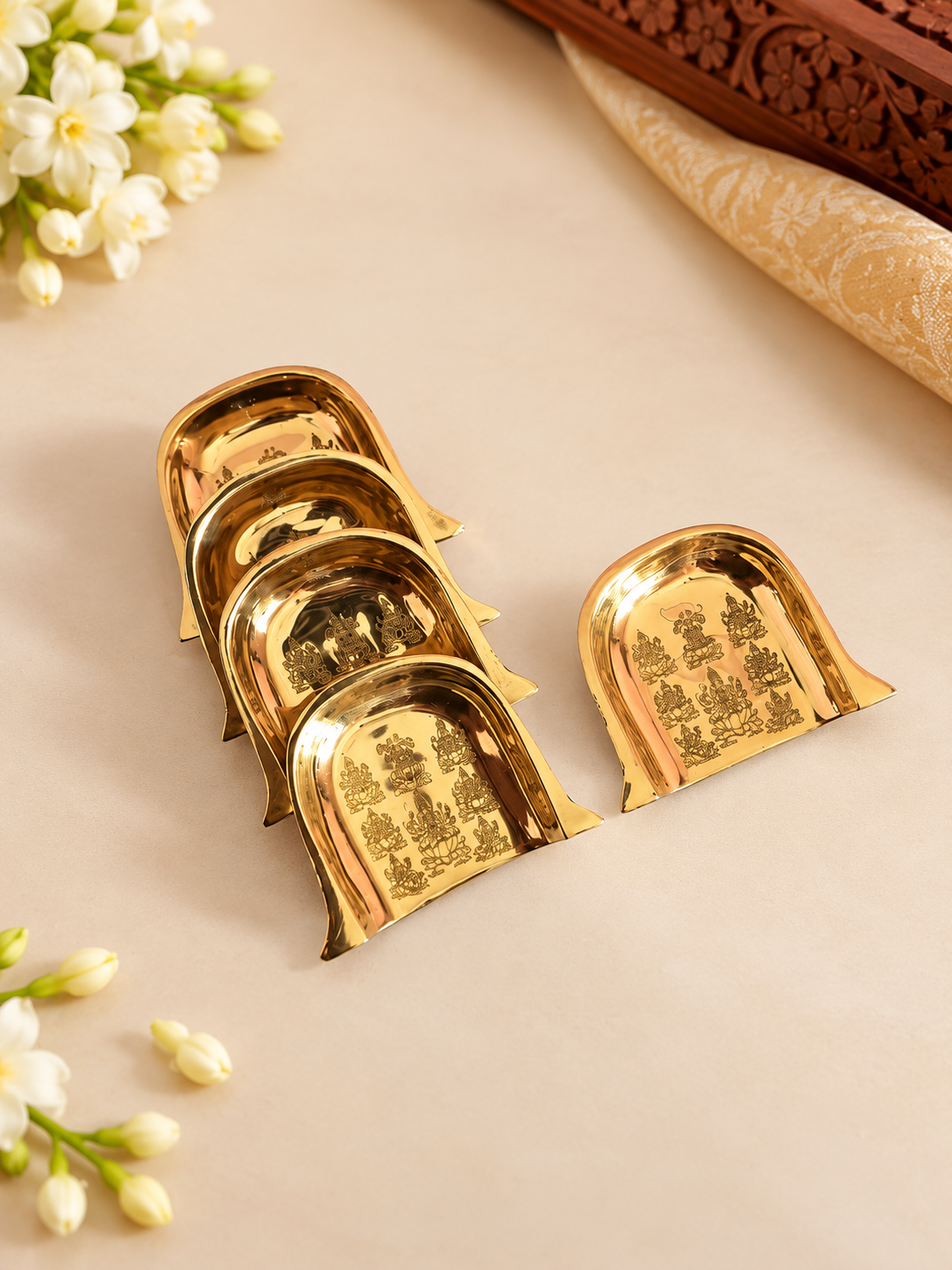 Brass Astalakshmi Muram - 1 pc - Image 2