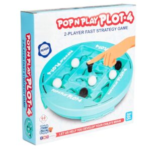 Pop N Play Plot 4 – 2-Player Strategy Board Game